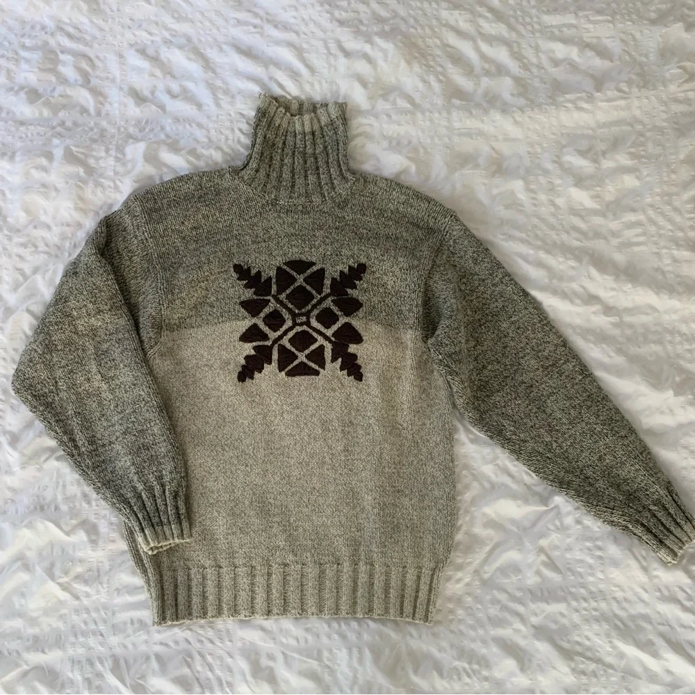 Vintage 90’s Tommy Hilfiger Fair Isle Turtleneck Sweater - Picture 6 of 12